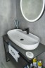 Раковина Gid N9347 51190 накладная белая 81x41x14