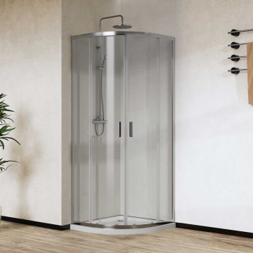 Душевой уголок Сити (City) VSQ-5CT900CL, 900*900, хром, стекло прозрачное