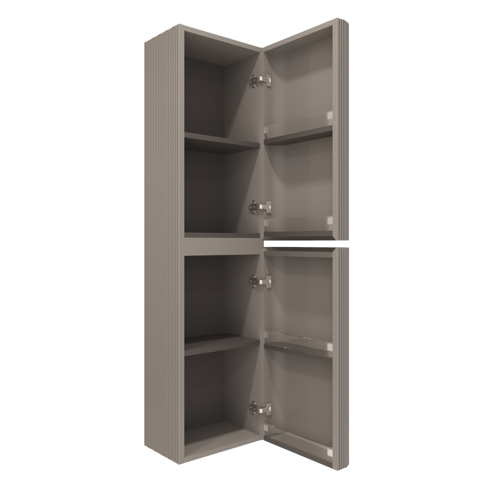 Шкаф Vincea Alto VSC-4A150MG-R подвесной, правый, 1500*404*350, светло-серый матовый