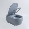 Унитаз подвесной Evo VT1-34SMO безободковый, цвет океан матовый, ультратонкое soft-close сиденье