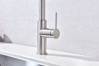 Смеситель для кухни Galant, брашированная сталь , Ga213077-BS, Paulmark
