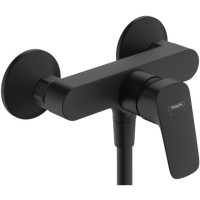 Смеситель Hansgrohe Logis для душа, настенный, цвет: черный матовый 71600670