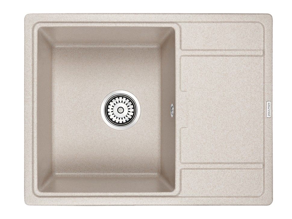 Мойка FLUGEN 50-650, IT-GRANIT, PM216550-BE, бежевый , 650х500 мм, Paulmark
