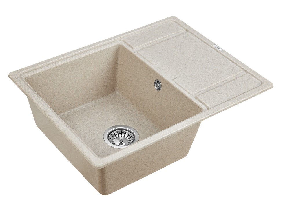 Мойка FLUGEN 50-650, IT-GRANIT, PM216550-BE, бежевый , 650х500 мм, Paulmark