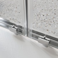 Душевая дверь BelBagno LUCE-BF-2-150-C-Cr