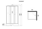 Душевая кабина Niagara Promo P90/26Q/MT (90х90х215) 4 места