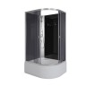 Душевая кабина Niagara Eco E110/80/40L/TN/BK (110х80х195) высокий поддон(40см),стекло черное,4 места