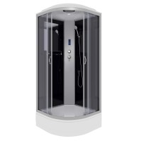 Душевая кабина Niagara Classic NG-3503-14P (80х80х215) средний поддон(26см),стекло тонированное,4 места