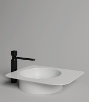 Раковина накладная ALDA 01 580х350х150 S-Sense Глянцевое