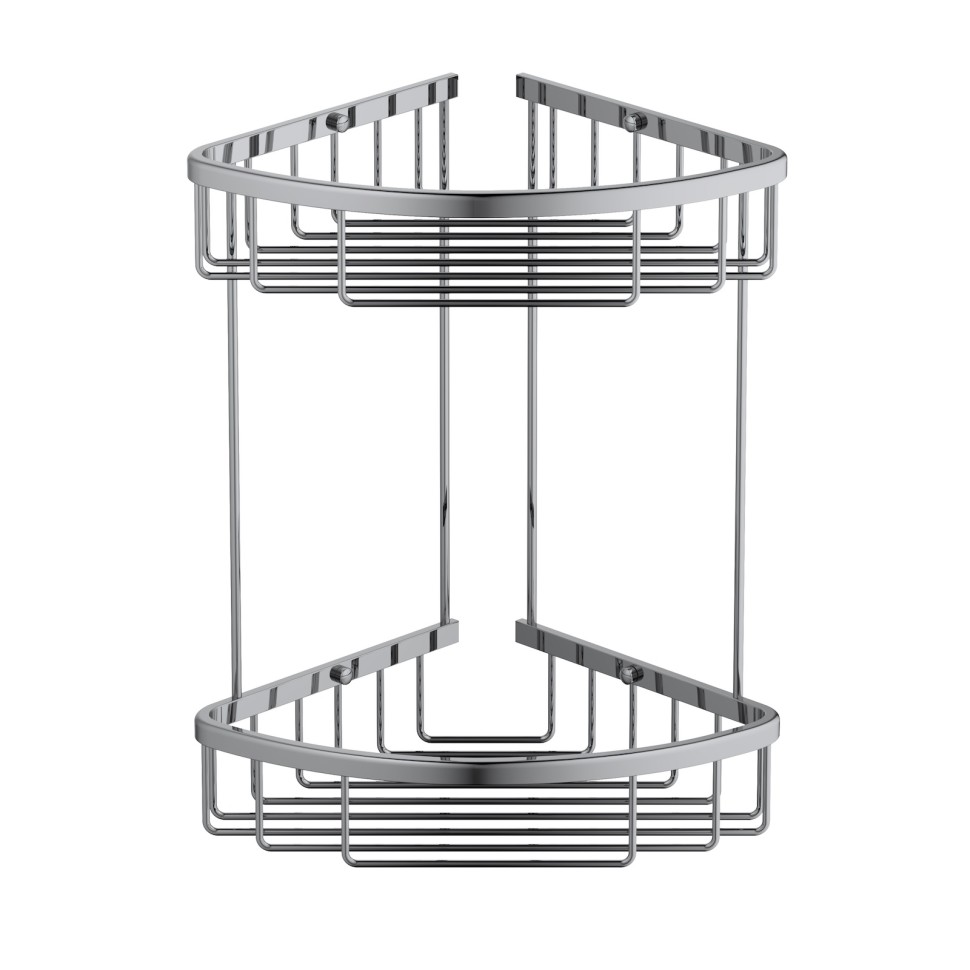 Полка угловая двойная Timo Saona 13082/00 хром