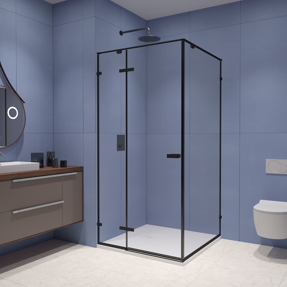 Душевой уголок RGW SV-030B (Прозрачное, 1000x1000)