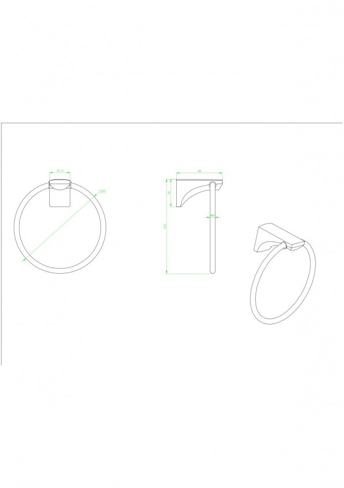 Полотенцедержатель 70006