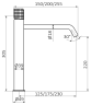 Смеситель для раковины GRB AURA XXL 75576755, медь