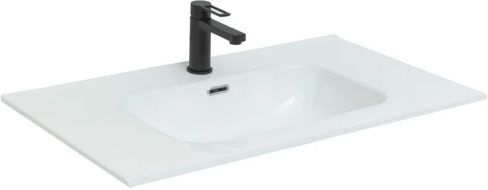 Тумба с раковиной Алвита new 90 2 ящ. цв.белый матовый