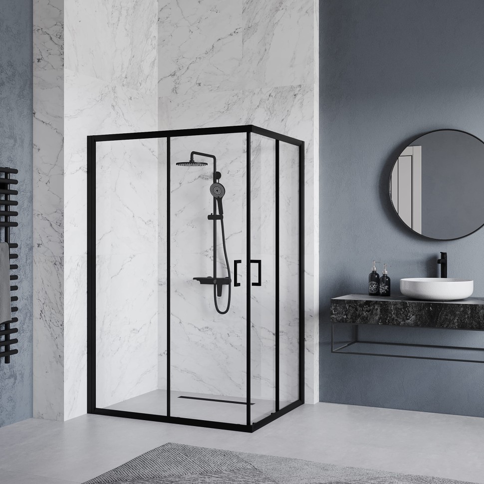 Душевой уголок RGW PA-246B (Прозрачное, 900x1000)