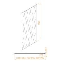 Боковая панель RGW Z-03 (Тонированное, 900)
