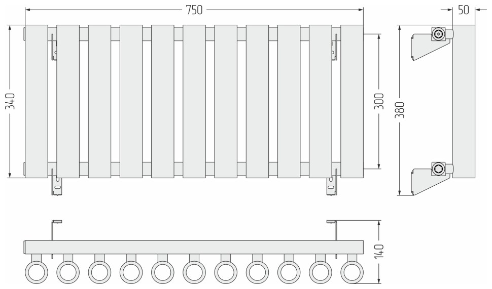 Кумир-0 300х750 11 секций