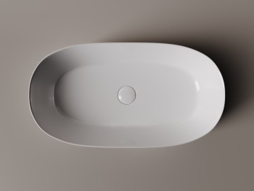 Умывальник чаша накладная овальная Element 675x350x140мм