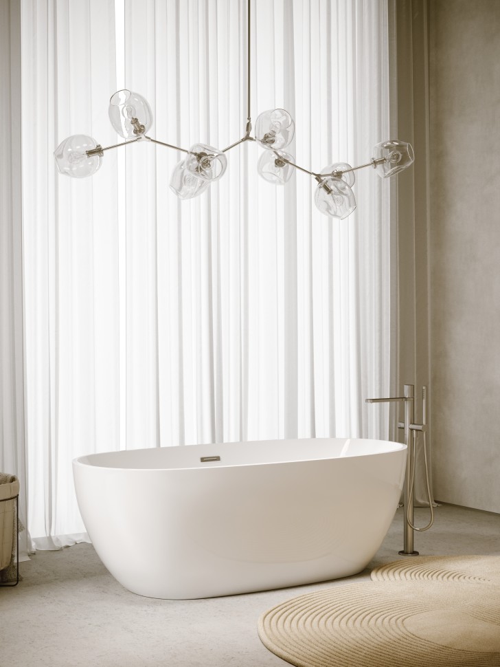 Ванна SANCOS Flo акриловая отдельностоящая