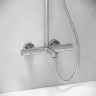 Душевая стойка с изливом и термостатом для ванны/душа Game, с регулировкой по высоте, цвет хром, арт.SC3001LCH