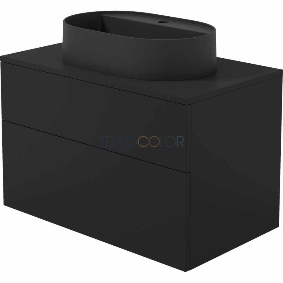 шкафчик для раковины, с гранитной раковиной - 55x35 cm