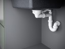 Сифон телескопический с круглым переливом Trust, PM1022-CR, хром, Paulmark