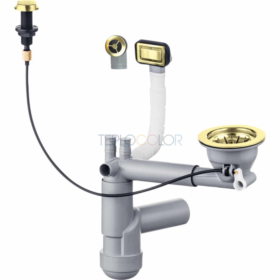 Сифон для гранитной мойки, 1-функция - Space Saver