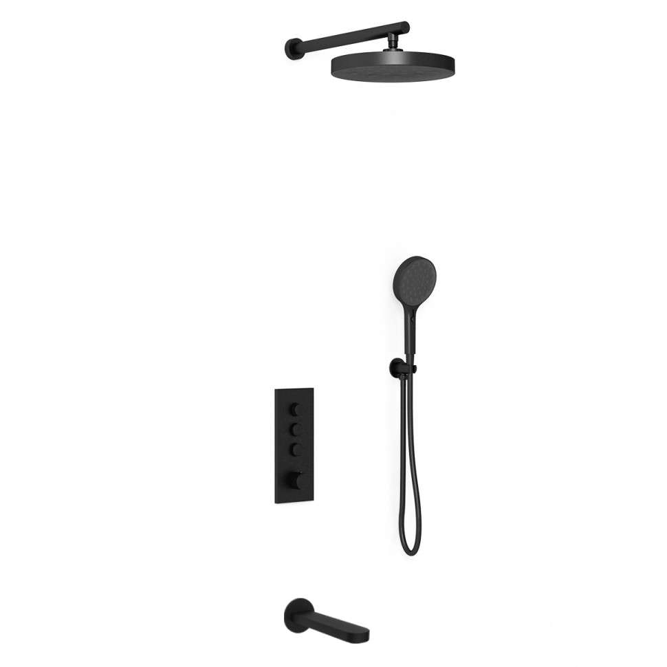 Душевой комплект Inspire VSFW-433TI5MB встраиваемый, черный