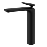 AQM6514MB Como Смеситель для раковины однорычажный, Черный матовый
