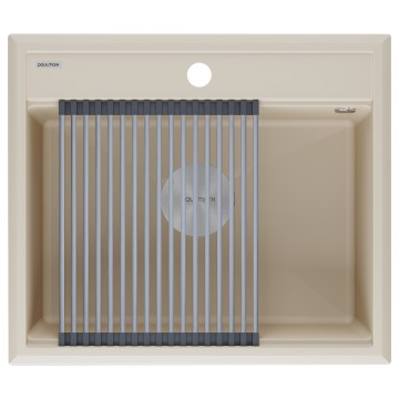 Мойка STEPIA 60, IT-GRANIT, PM115951-LA, латте, 590х510, Paulmark
