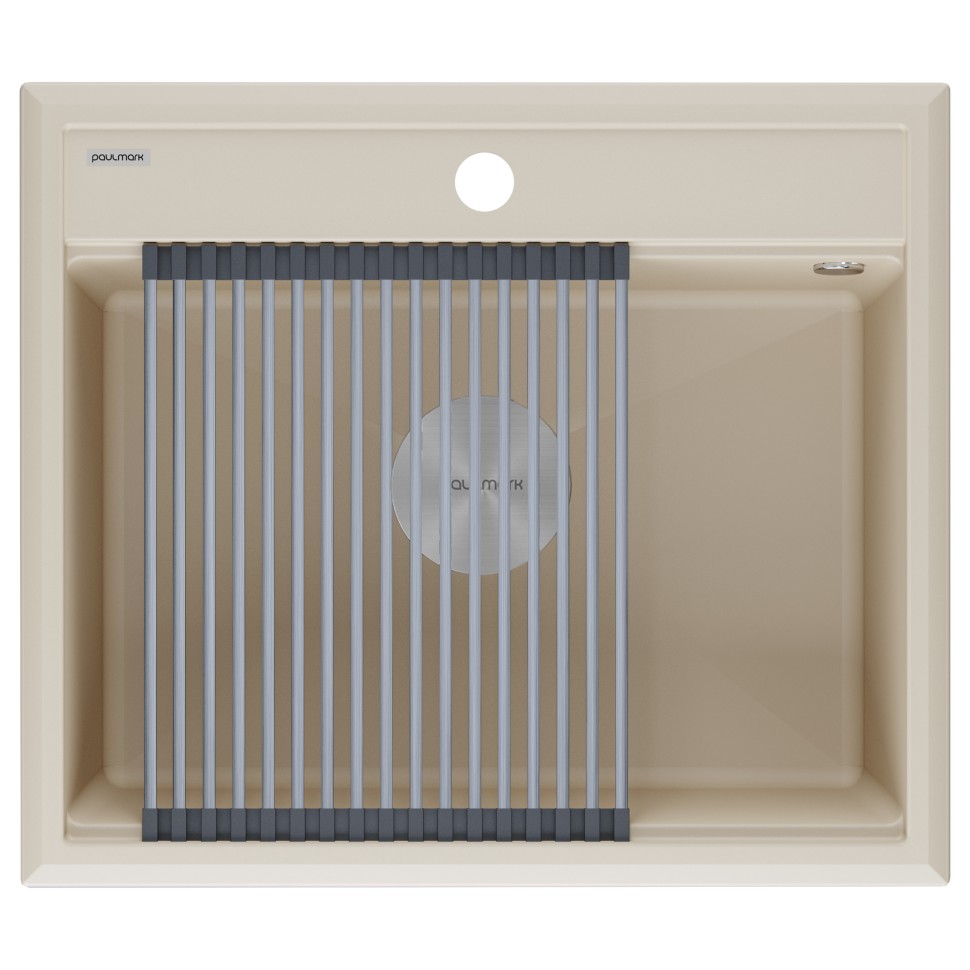 Мойка STEPIA 60, IT-GRANIT, PM115951-LA, латте, 590х510, Paulmark