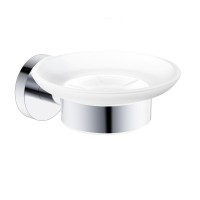 AQM7211CR Trento Мыльница латунь/матовое стекло, хром