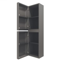 Шкаф Vincea Caprise VSC-4CA150MG-L подвесной, левый, 1500*404*350, серый матовый