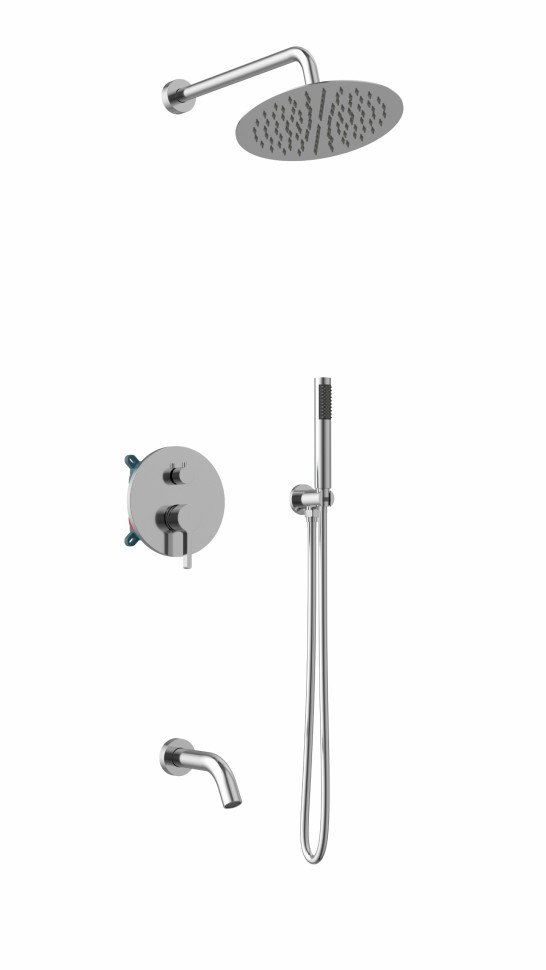Душевой комплект Villa VSFW-1VL3CH встраиваемый, 3 режима, хром