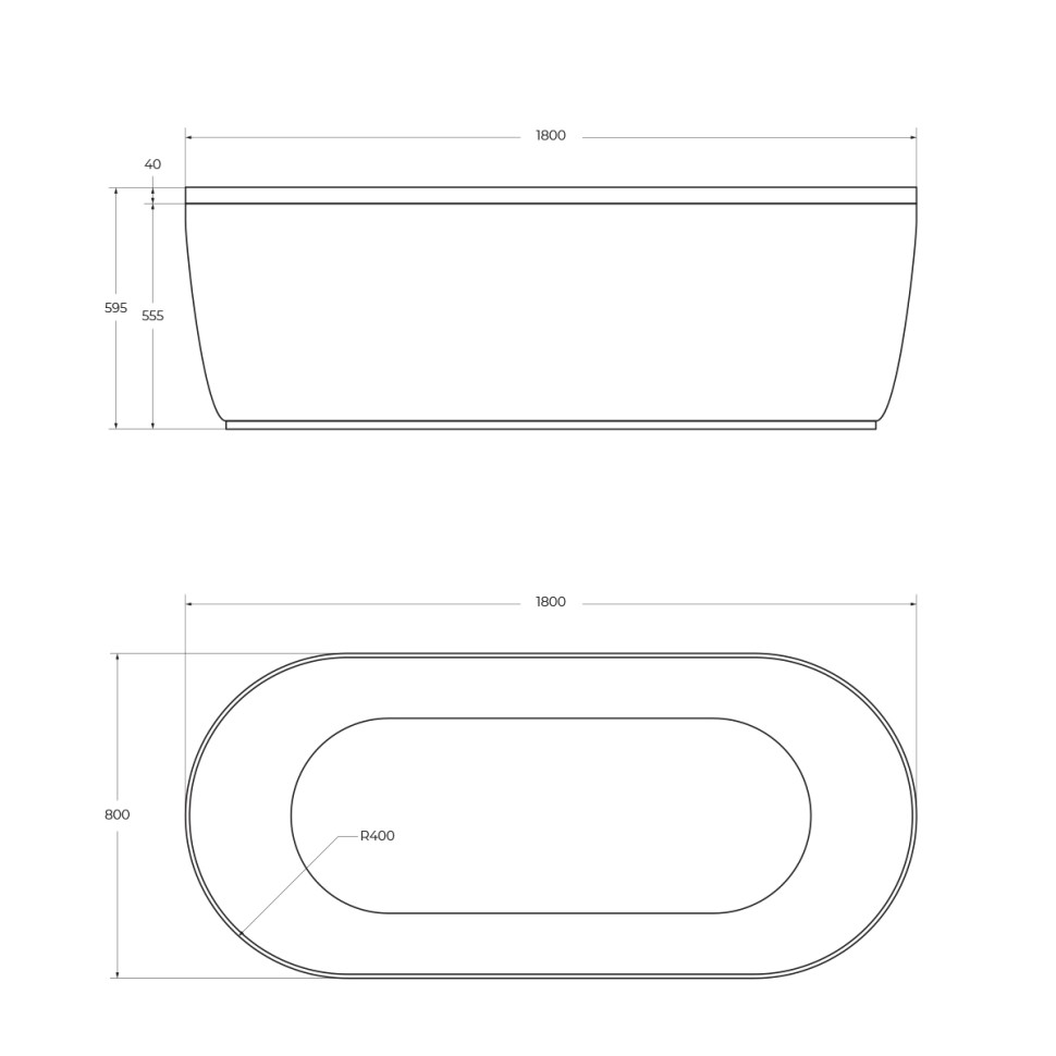 Передняя панель для акриловой ванны CEZARES METAURO-Central-180-SCR-W37