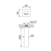 Излив для ванны CEZARES PORTA-SC-SR