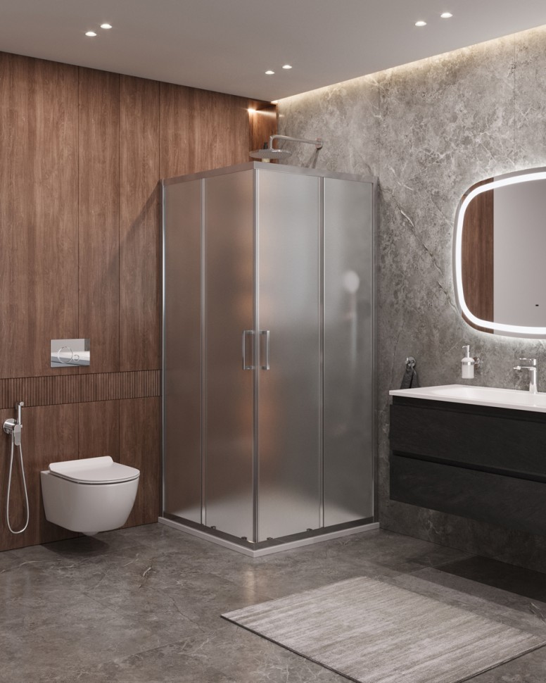 Душевой уголок CEZARES MOLVENO-A-2-100-P-Cr