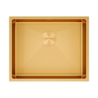 Мойка нерж. сталь NEXT 54 UNI, PM215444-BG, брашированное золото, 540х440мм, Paulmark 1,2мм