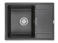 Мойка FLUGEN 50-650, IT-GRANIT, PM216550-BL, черный , 650х500 мм, Paulmark