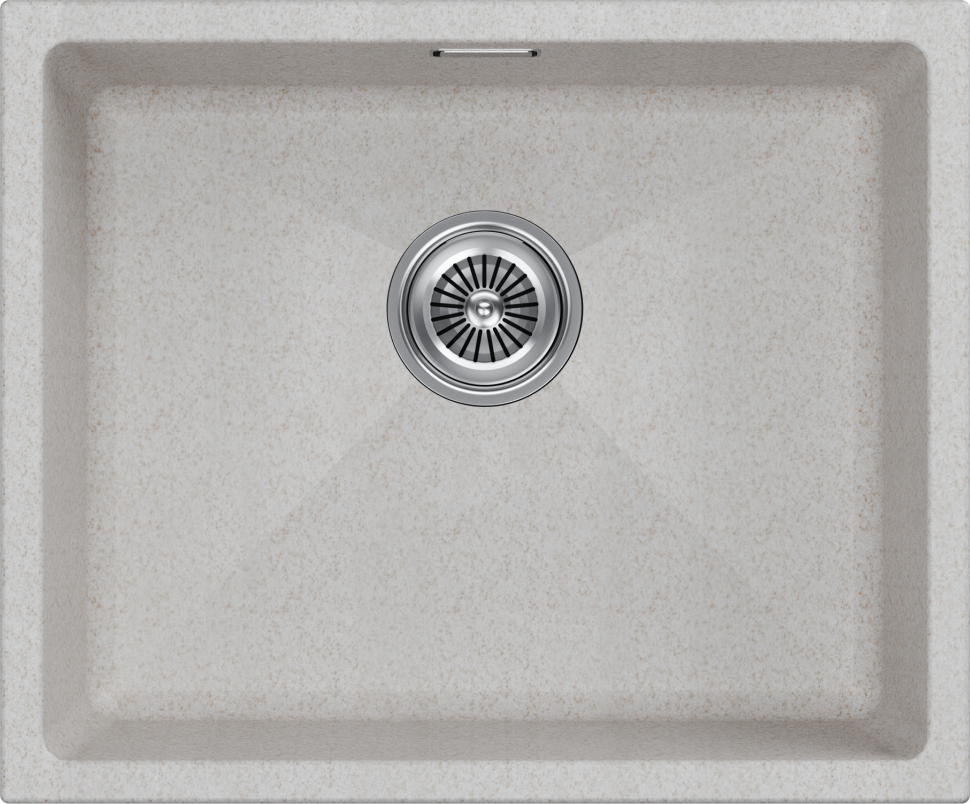 Мойка LUMI 55UNI, IT-GRANIT, LU55-BE, бежевый, 555х460, Paulmark