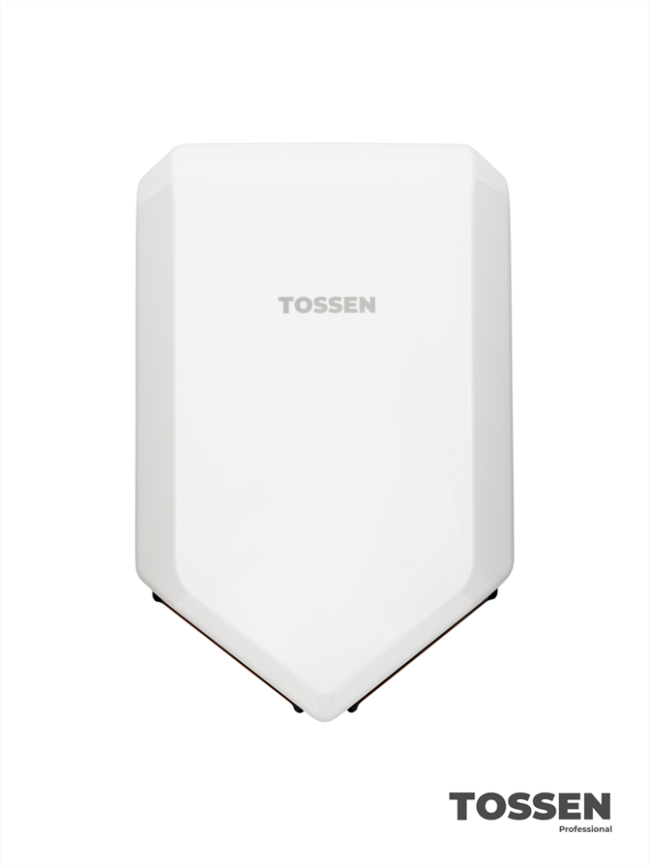 TOSSEN HS 1310 MW - высокоскоростная сушилка для рук (ABS-пластик) (коллекция «Классический белый»)