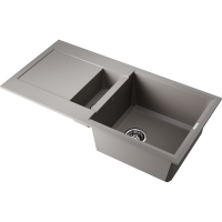 Кухонная мойка Omoikiri Sakaime 86-2-GR Tetogranit/leningrad grey