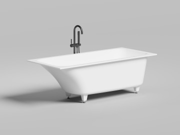 Ванна встраиваемая ORLANDA KIT 170x75 покраска по RAL полностью S-Sense Матовое