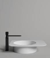 Раковина накладная ALDA 01 580х350х150 S-Stone Матовое