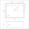 Кухонная мойка ЕМАR EMQ-1640.Q EMQ-1640.Q Морион
