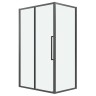 Душевое ограждение Grossman Cosmo 100.K33.02.110.42.00-200.K33.02.80.42.00 (110х80х195) раздвижная,графит сатин,стекло прозрачное,2 места