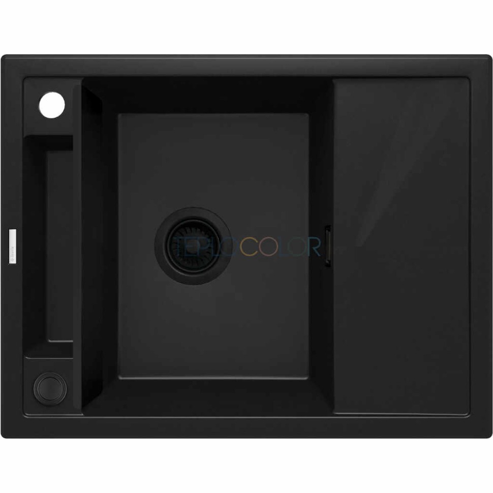 Гранитная мойка - магнитная, 1-чаша с осушкой