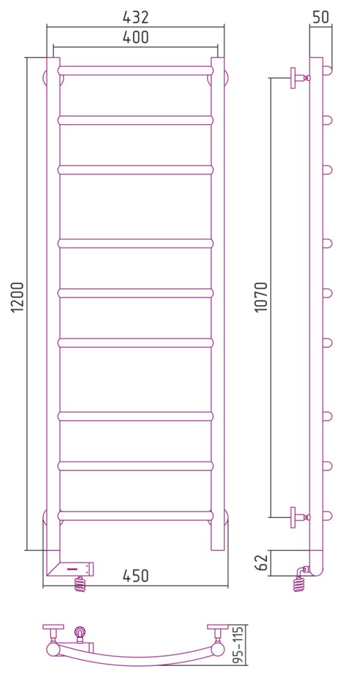 Галант 2.0 1200х400 МЭМ левый