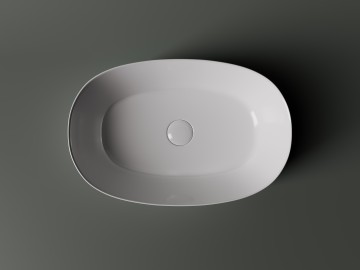 Умывальник чаша накладная овальная Element 540x350x145мм