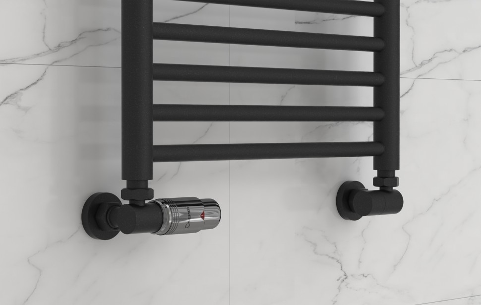 Автоматический терморегулятор 3D левый (G 1/2" НР х G 3/4" НГ)